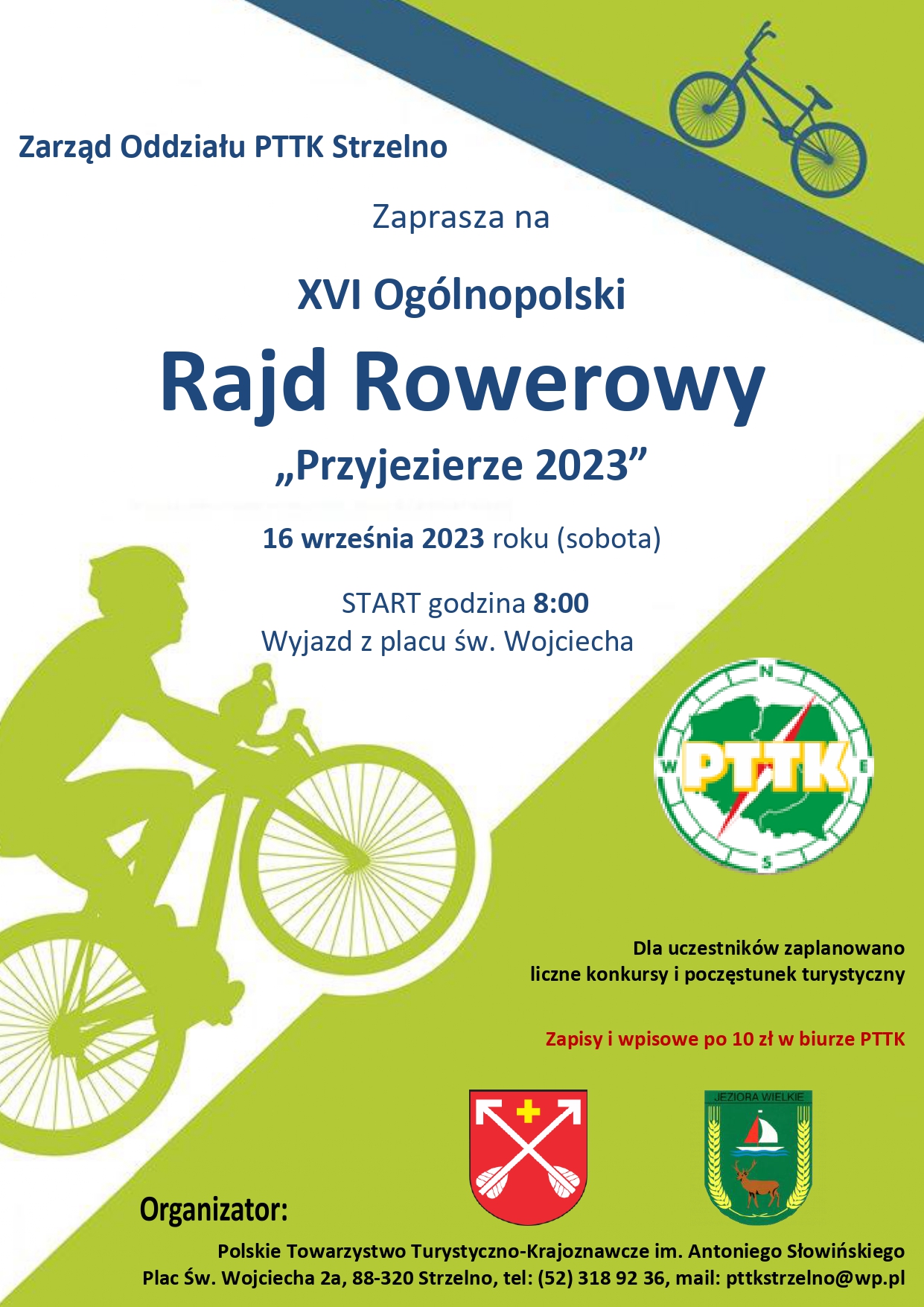 XVI Ogólnopolski Rajd Rowerowy – Przyjezierze 2023